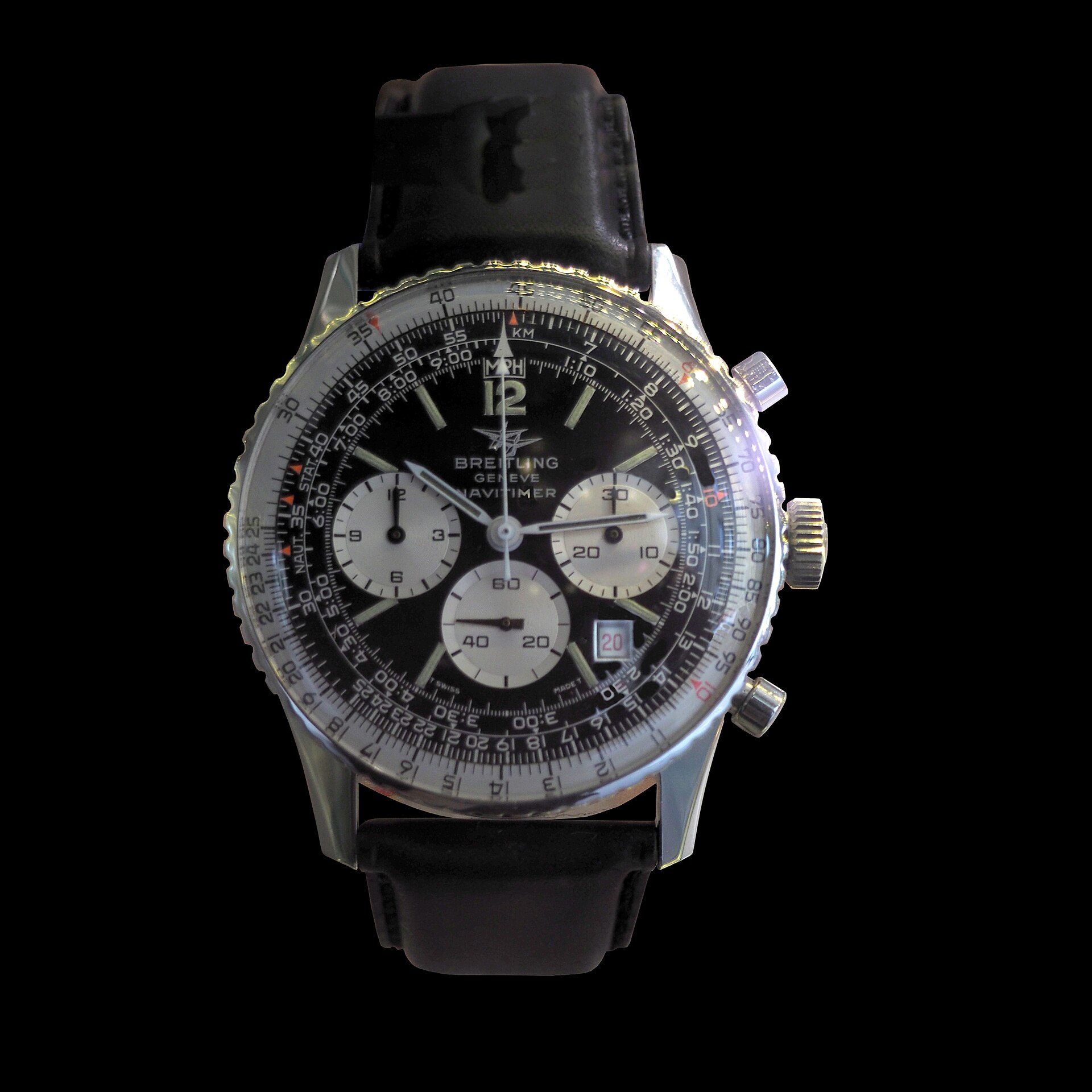 2022 Breitling Navitimer B01 Chronograph 43 43MM Green Dial Leather Strap (AB0138241C1P1)